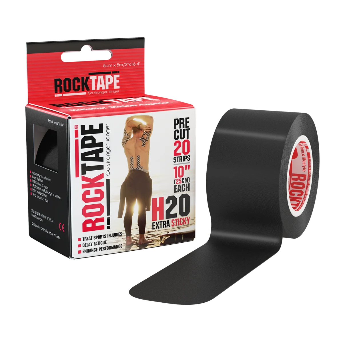 RockTape H2O Edge Precut 20 Count