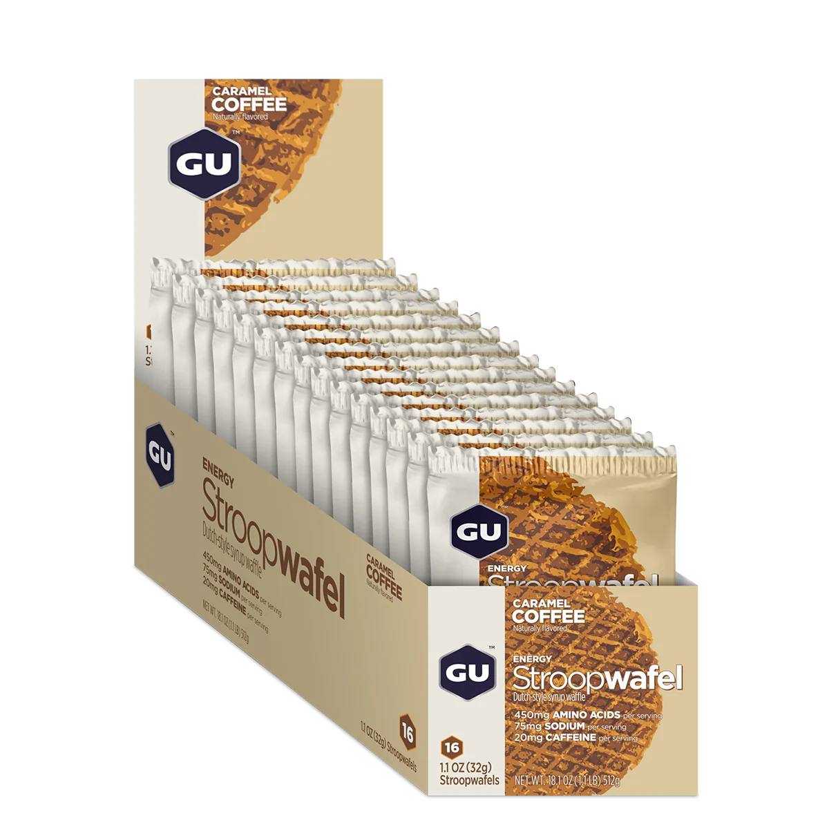 GU Energy Stroopwafel 16 Count