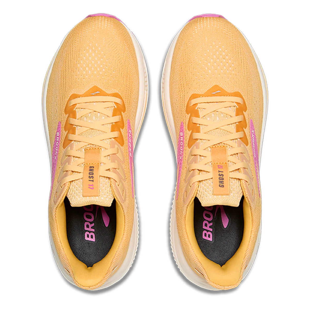 Brooks Ghost 17 Apricot - Grey - Pink