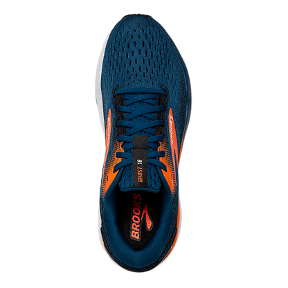 Brooks Ghost 16 - Blue Opal - Black - Nasturtium