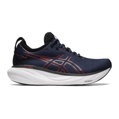 Asics Gel Nimbus 25 - Midnight - Electric Red