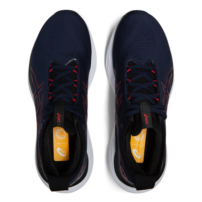 Asics Gel Nimbus 25 - Midnight - Electric Red