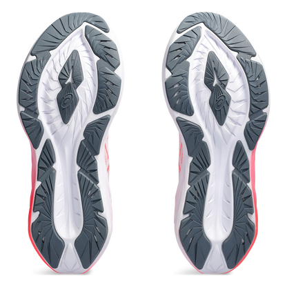 Asics Novablast 4 - White - Sunrise Red