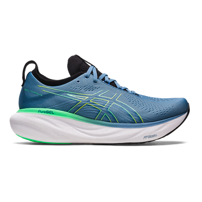 Asics Gel Nimbus 25 - Grey Floss - Lemon Spark