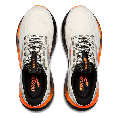 Brooks Glycerin 21 - Ecru - Orange - Black