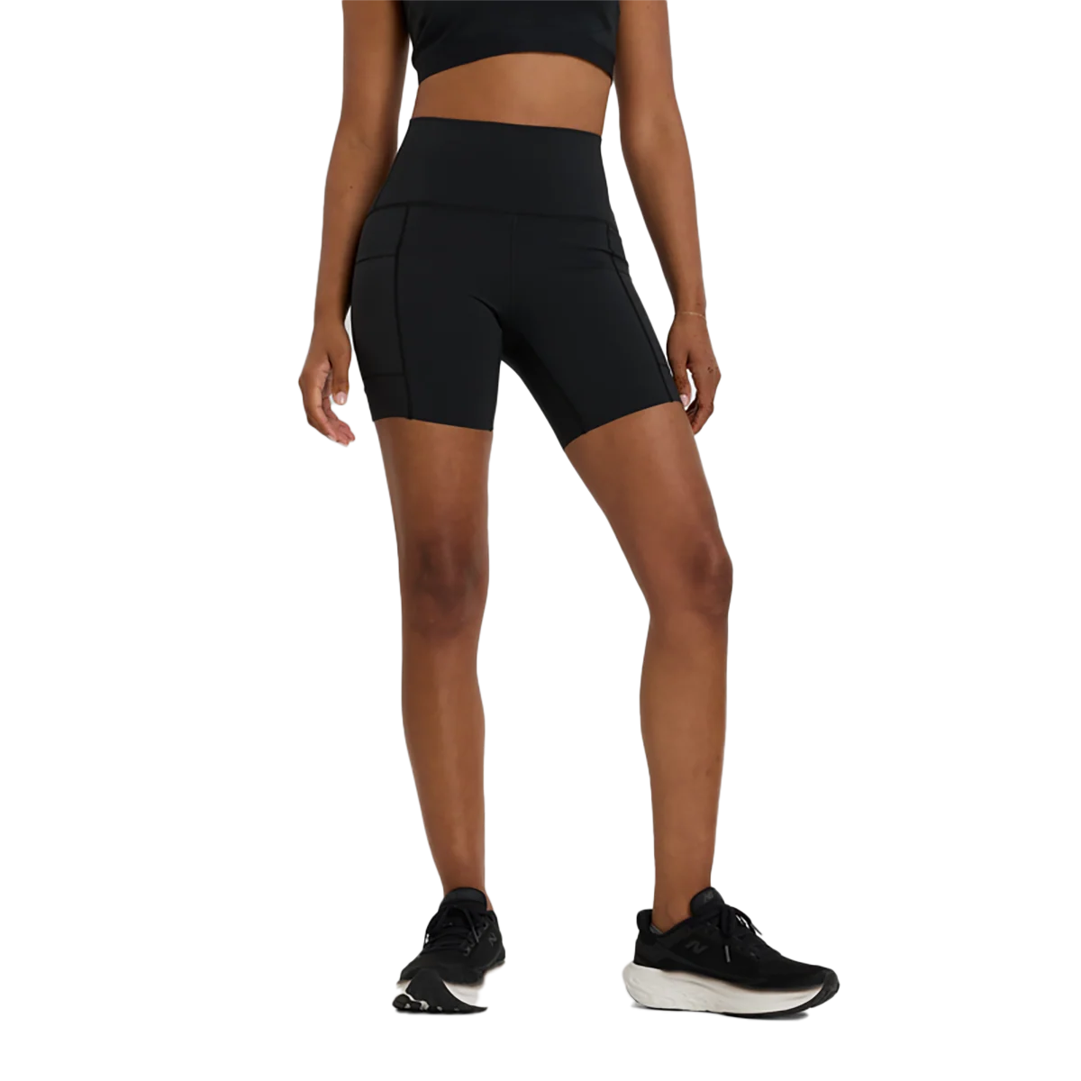 New Balance Sleek Pocket High Rise Short 6