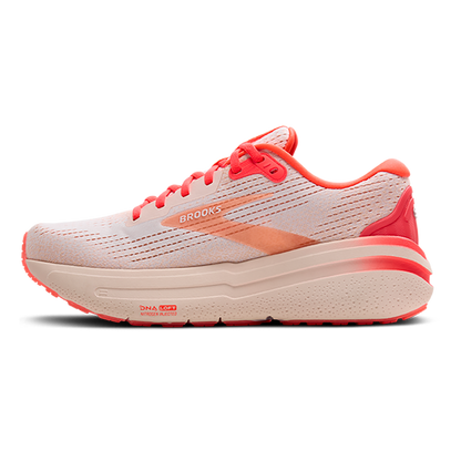 Brooks Ghost Max 2 - White - Peach - Coral