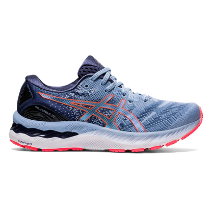 Asics Nimbus 23 - Mist - Blazing Coral
