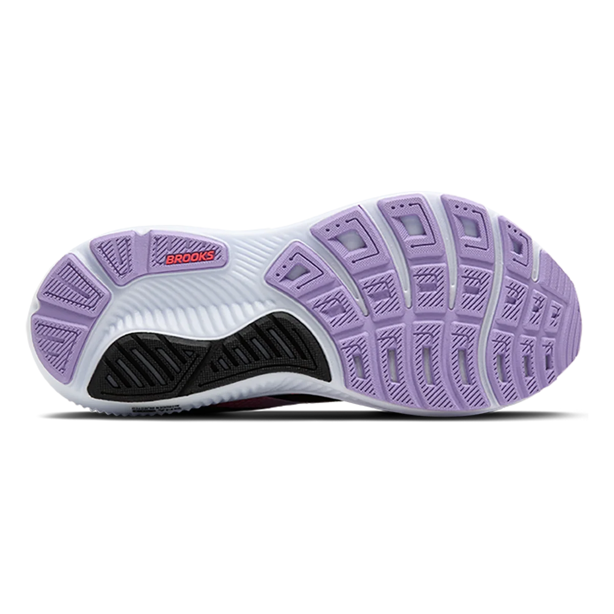 Brooks Ghost 17 Black - Purple - Coral