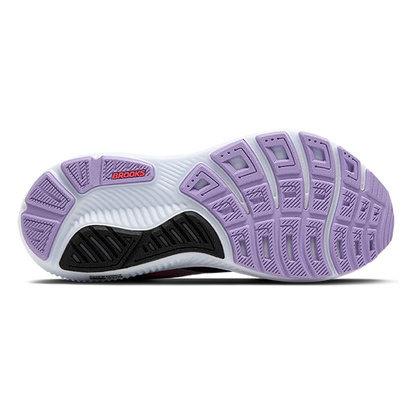 Brooks Ghost 17 Black - Purple - Coral