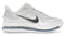 White/Metallic Silver