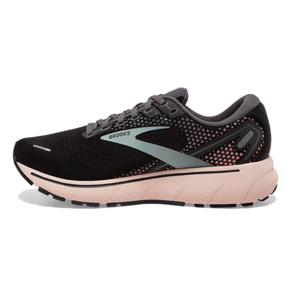 Brooks Ghost 14 - Black - Pearl - Peach