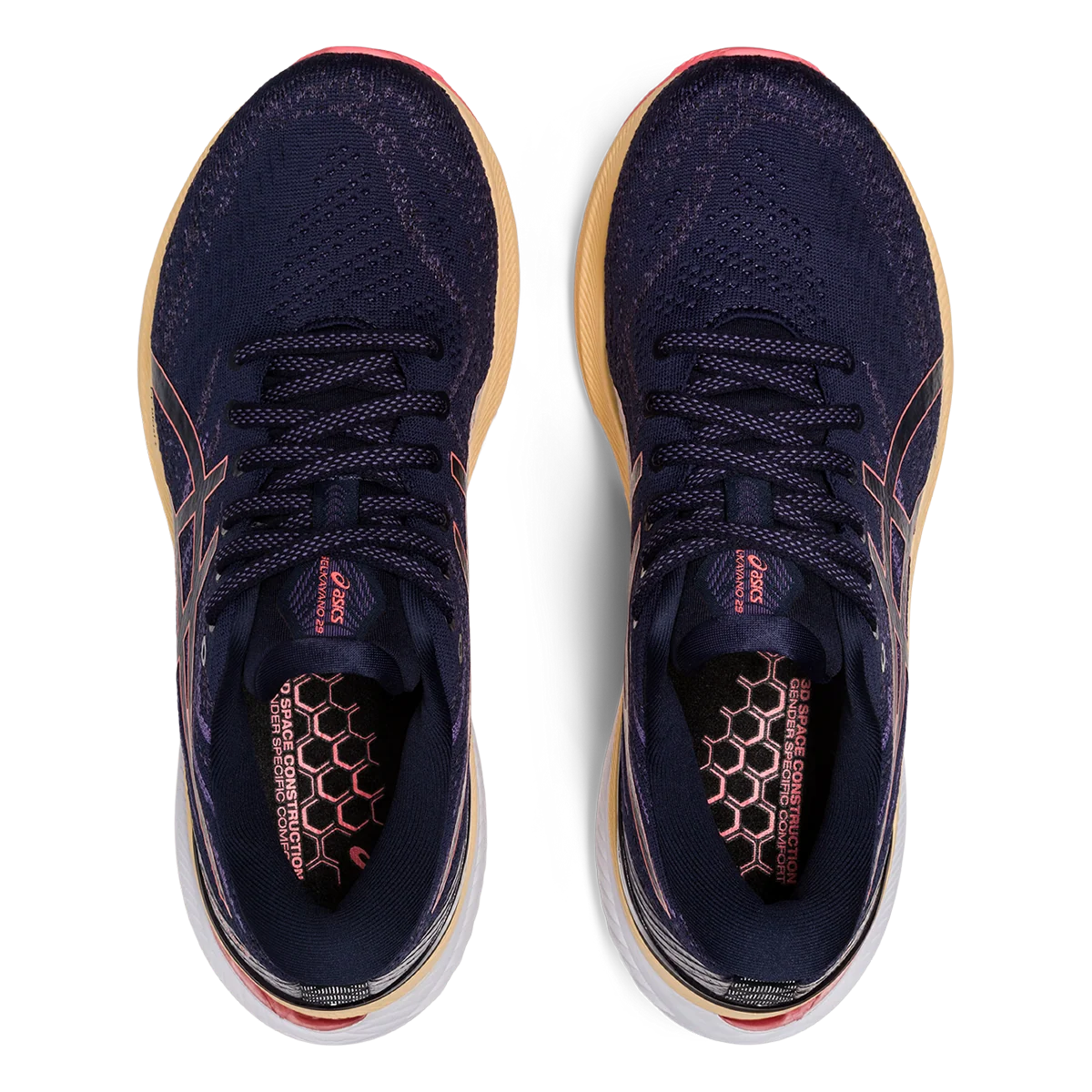 Asics Gel Kayano 29 - Midnight - Papaya