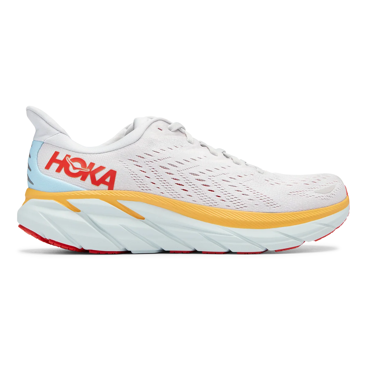 Hoka Clifton 8 - Nimbus Cloud - Blanc de Blanc