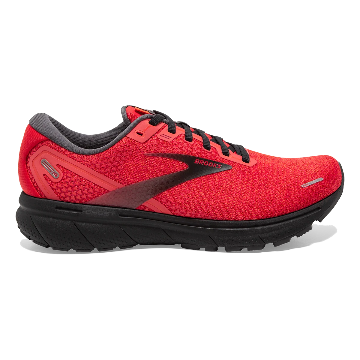 Brooks Ghost 14 - Red - Tomato - Black