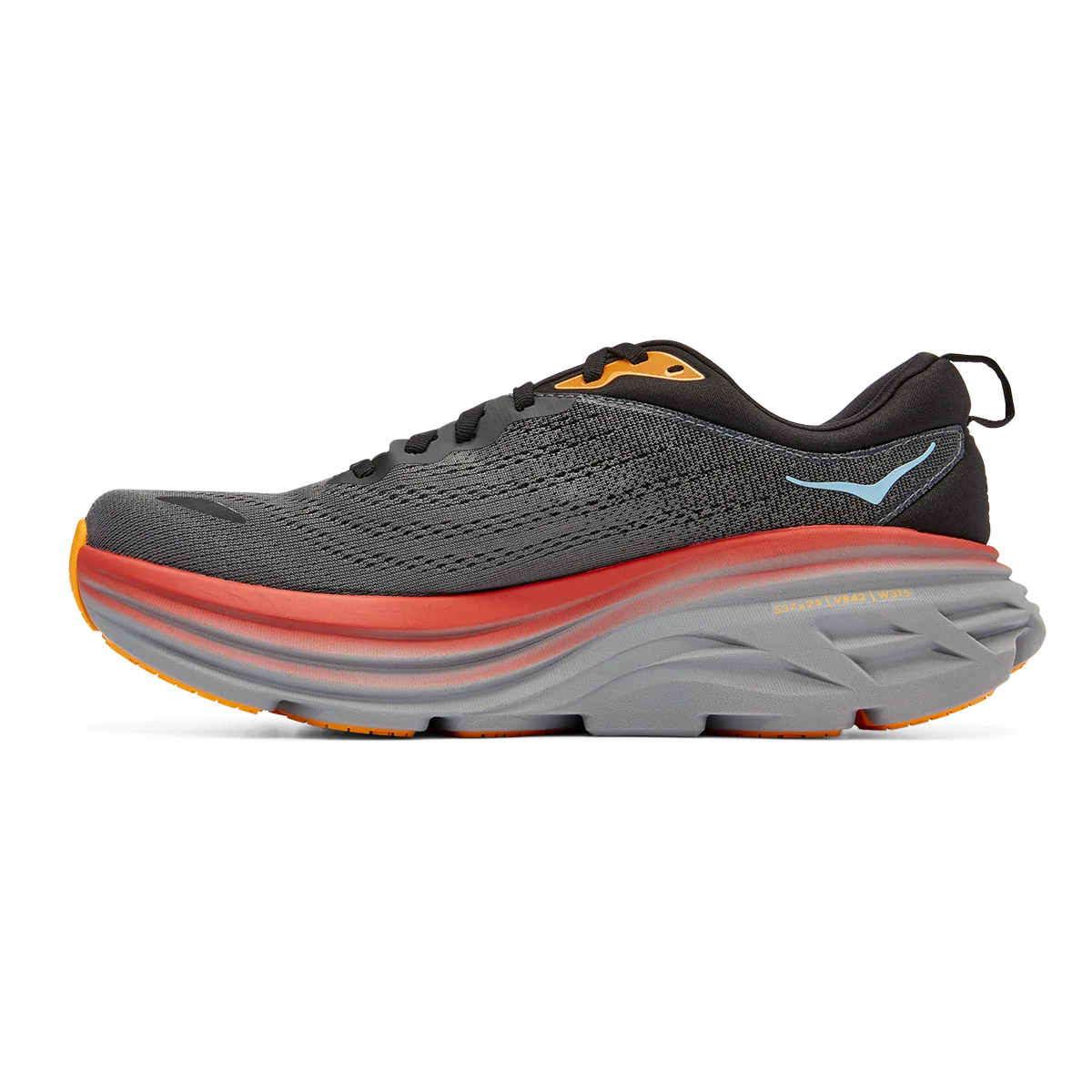 Hoka Bondi 8 - Anthracite - Castlerock