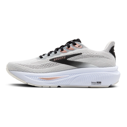 Brooks Ghost 17 White - Black - Rose Gold