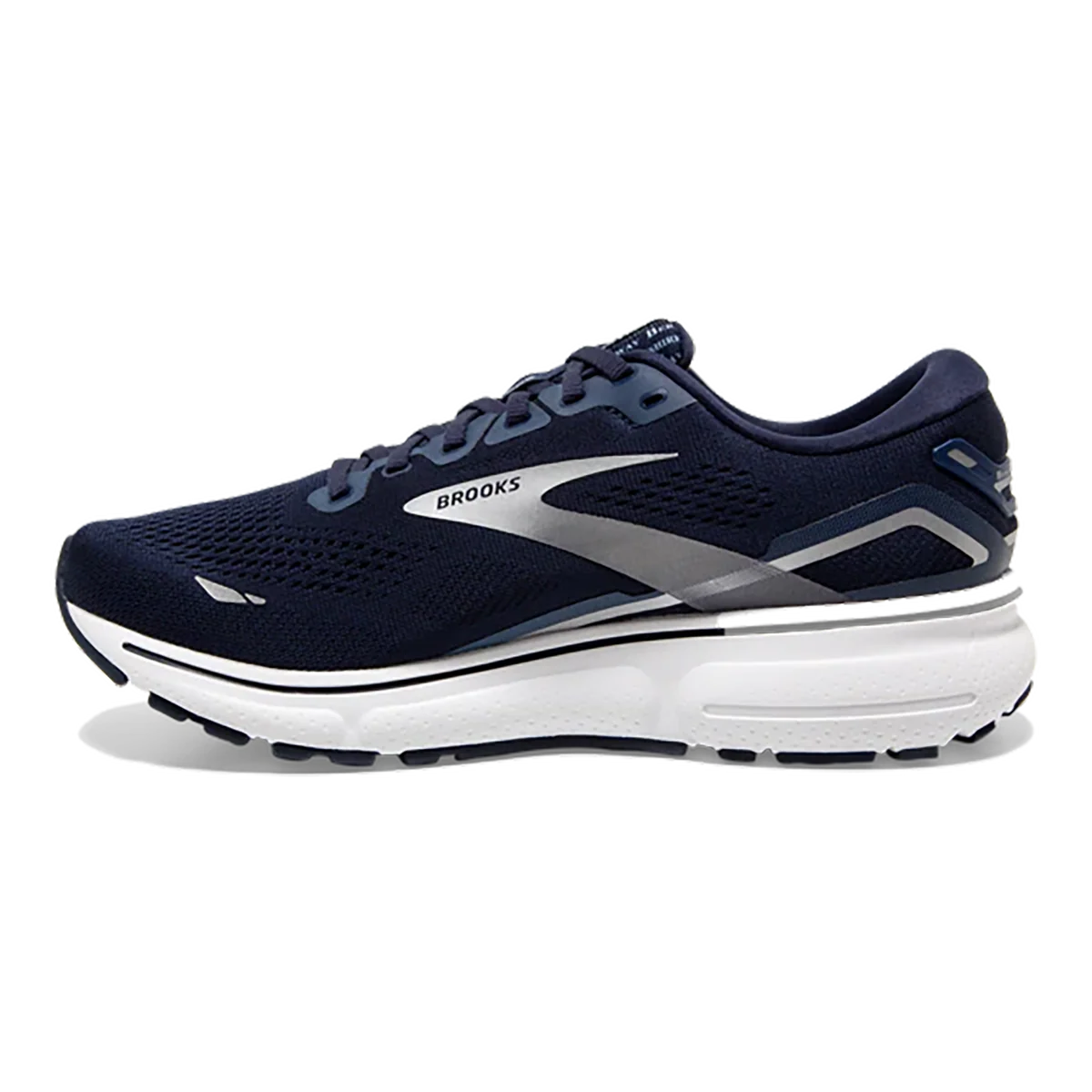 Brooks Ghost 15 - Peacoat - Blue - Silver