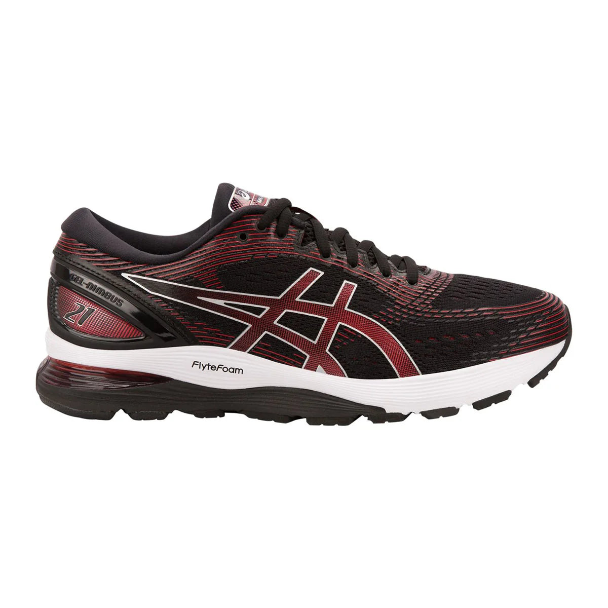 Asics Nimbus 21 - Black - Red