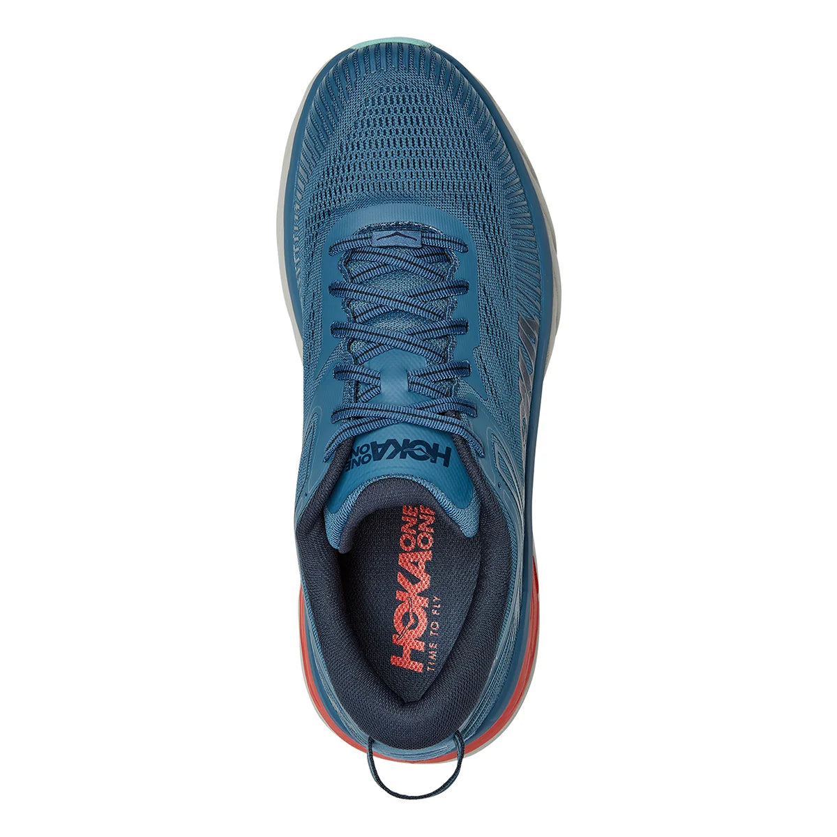 Hoka Bondi 7 - Provincial Blue - Citrus