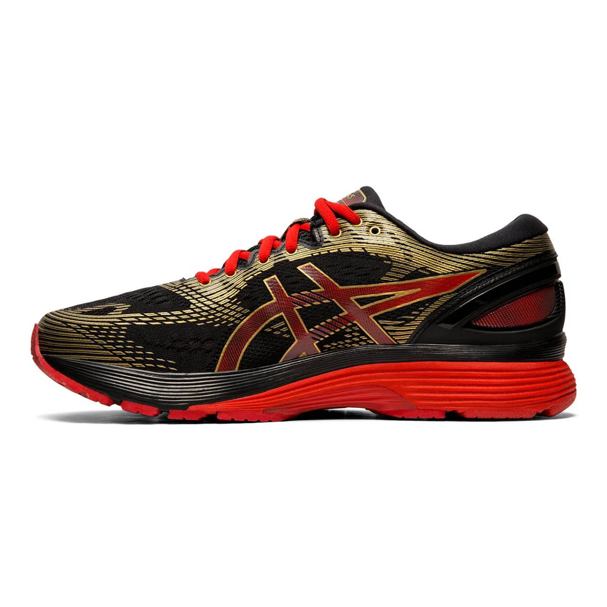 Asics Nimbus 21 - Black - Classic Red