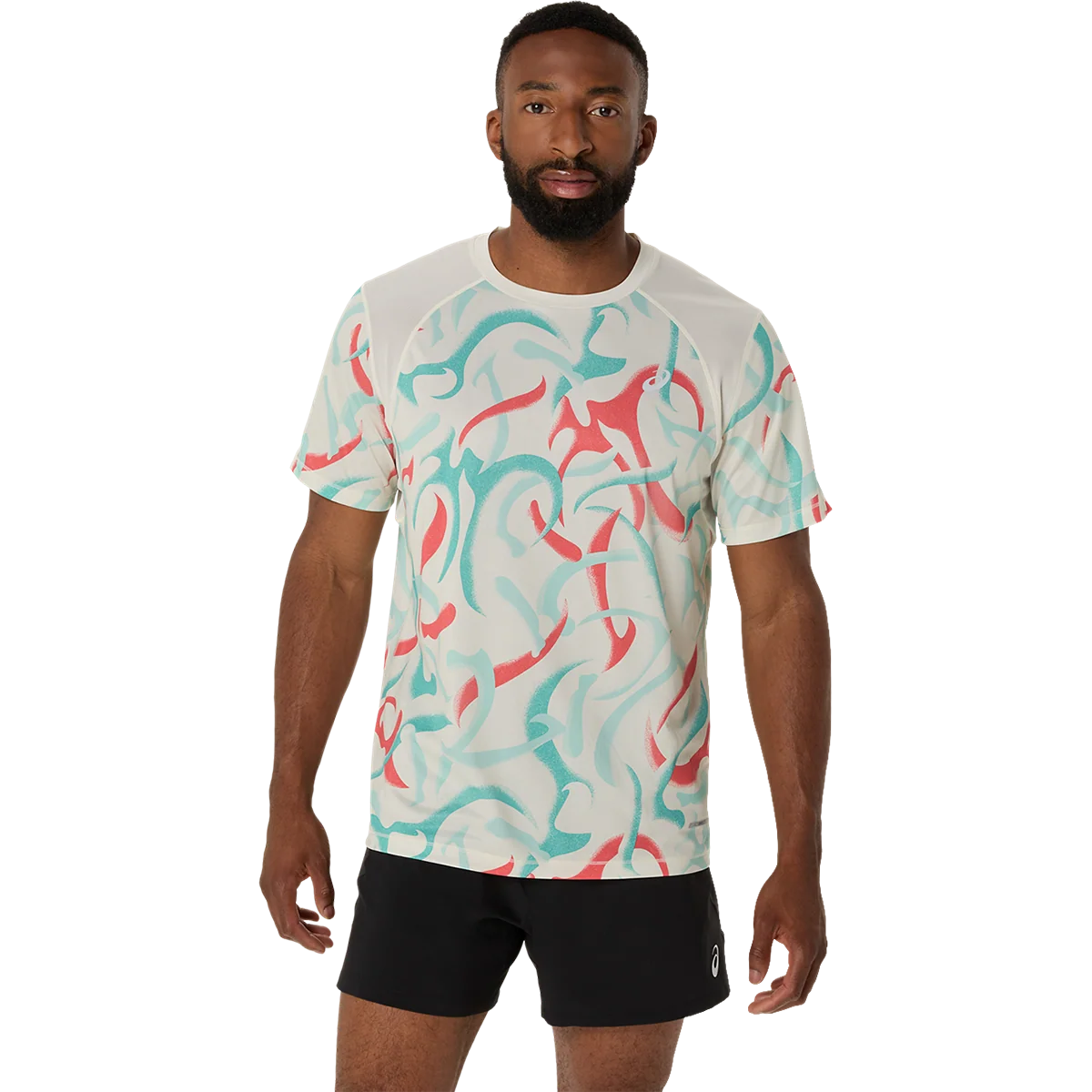 Asics Road All Over Print Shortsleeve Tee