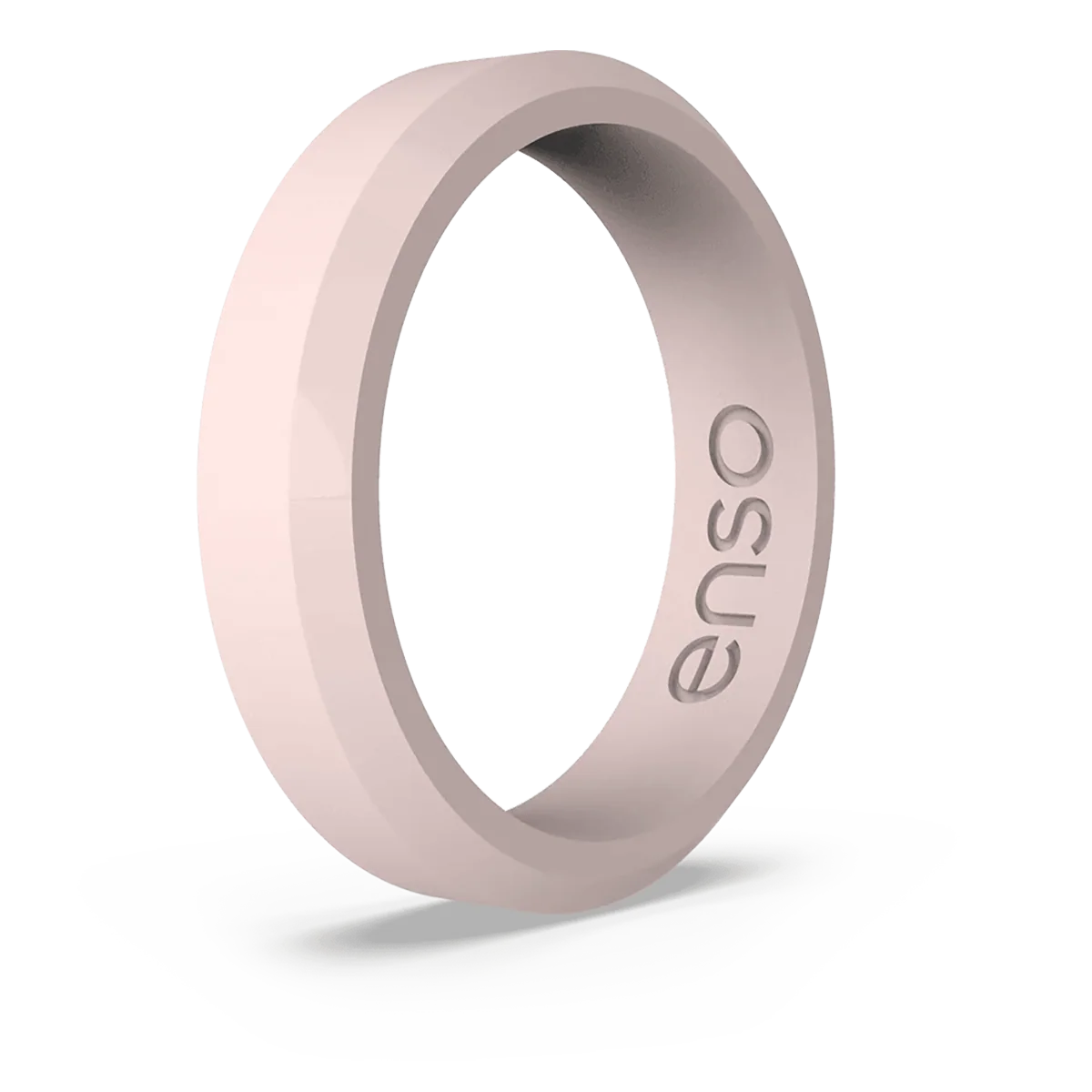 Enso Bevel Thin Silicone Ring