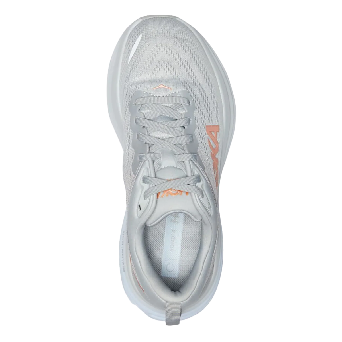 Hoka Bondi 8 - Harbor Mist - Lunar Rock