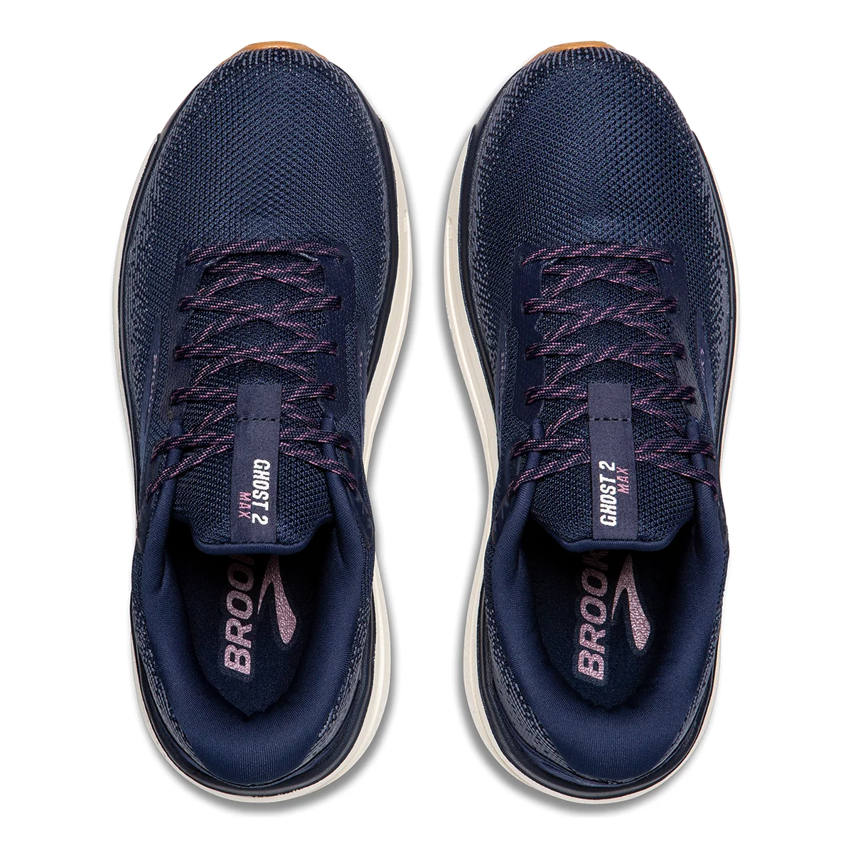 Brooks Ghost Max 2 - Peacoat - Orchid - Coconut Milk