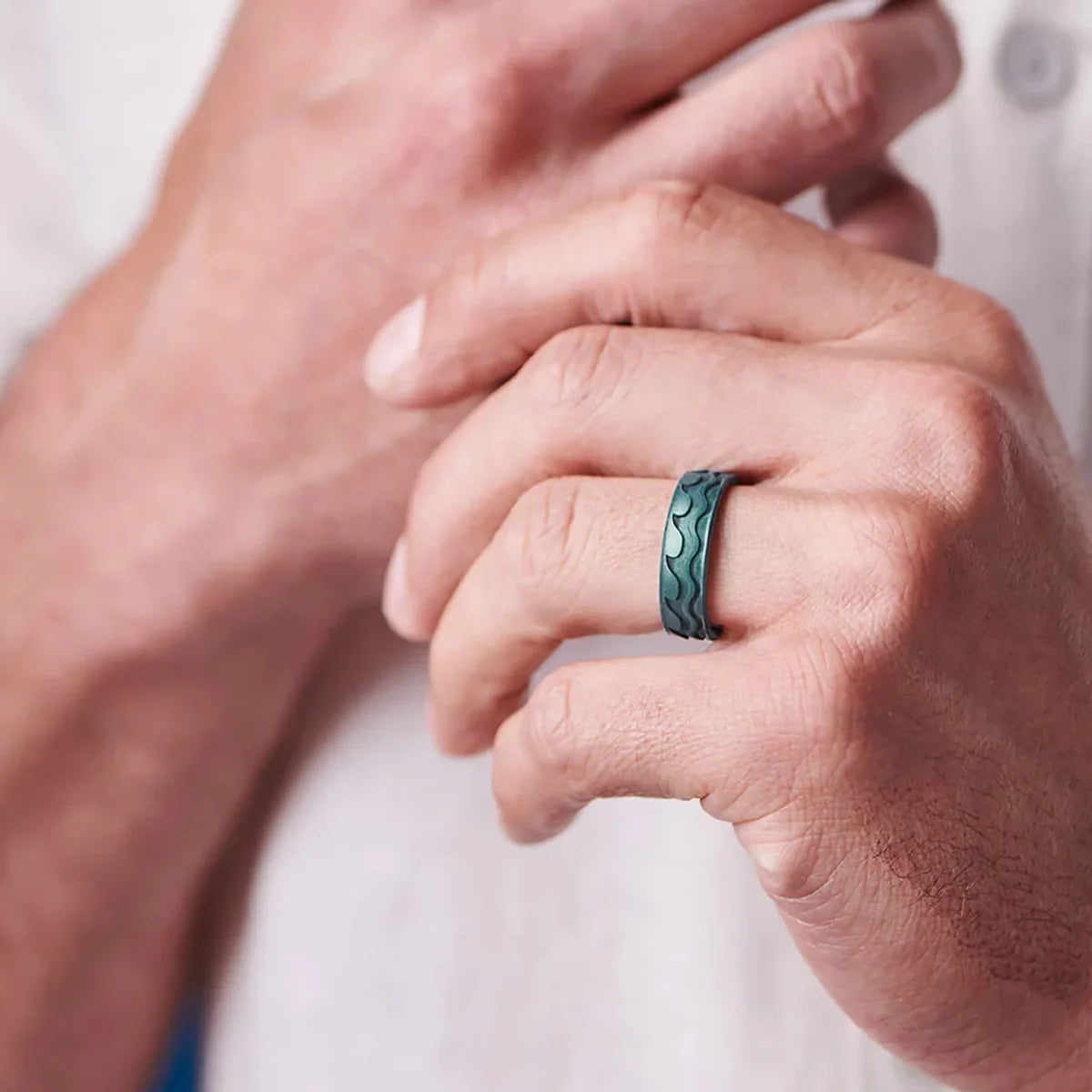 Enso Etched Classic Silicone Rings