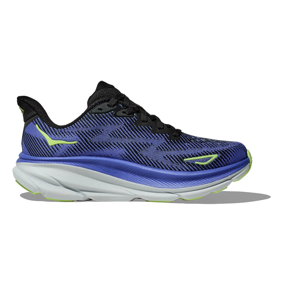 Hoka Clifton 9 - Black - Stellar Blue