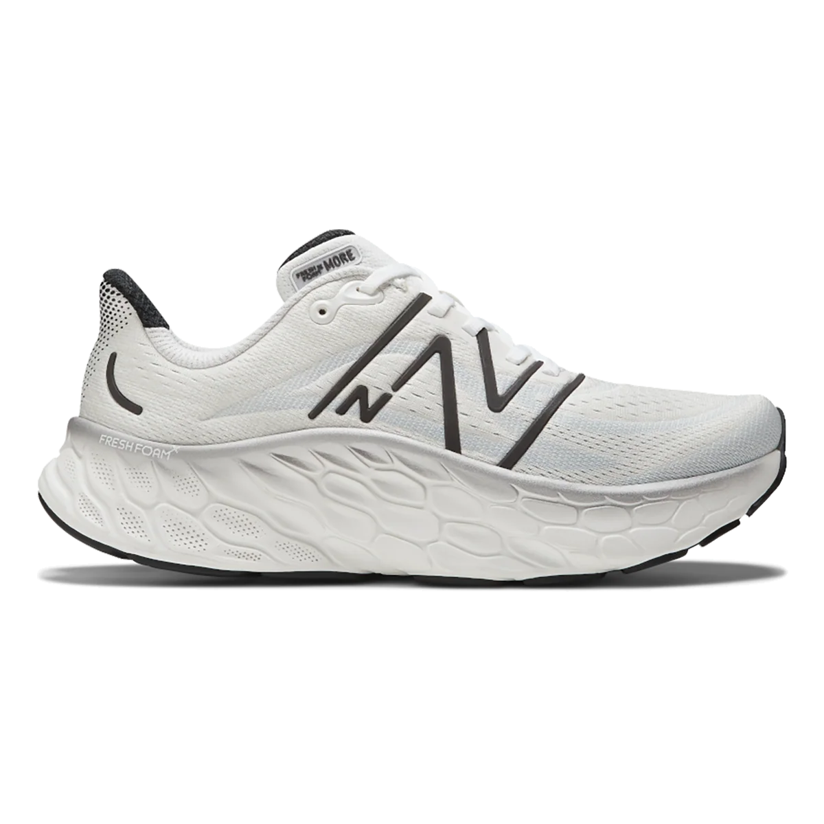 New Balance Fresh Foam X More V4 - White - Black Metallic - Black