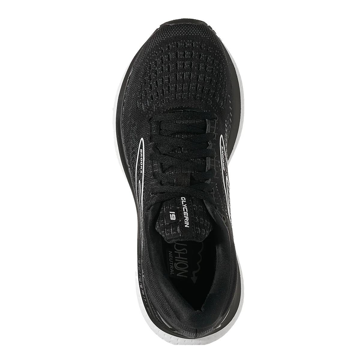 Brooks Glycerin 19 - Black - White