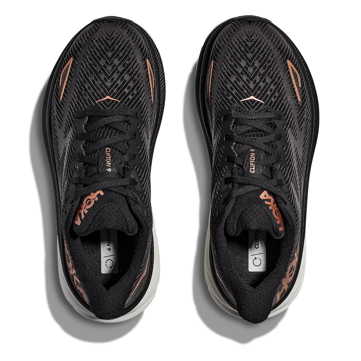 Hoka Clifton 9 - Black - Copper