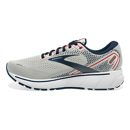 Brooks Ghost 14 - Grey - Titan - Tomato