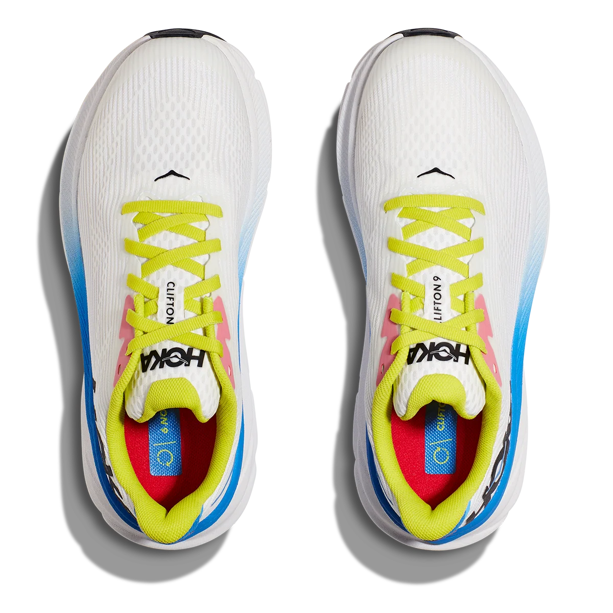 Hoka Clifton 9 - Blanc de Blanc - Virtual Blue