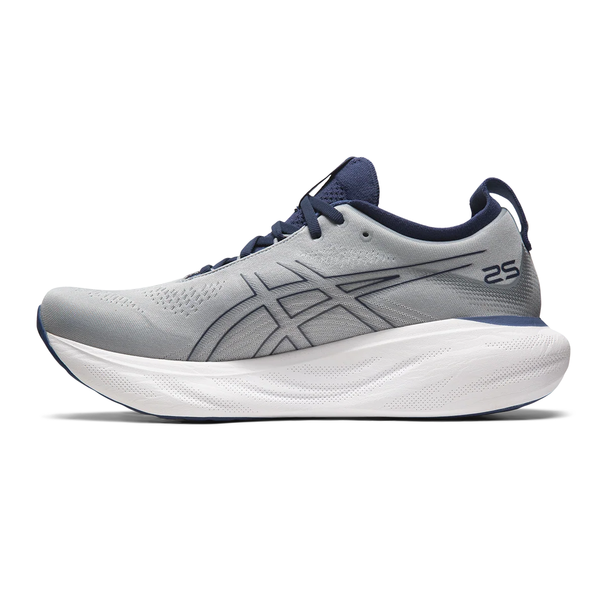 Asics Gel Nimbus 25 - Sheet Rock - Indigo Blue