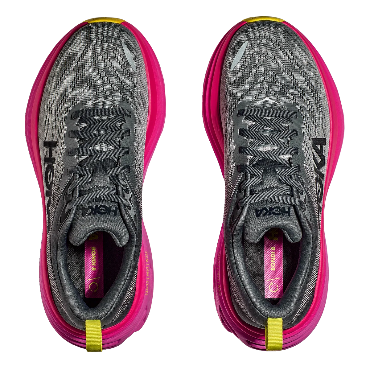 Hoka Bondi 8 - Castlerock - Strawberry