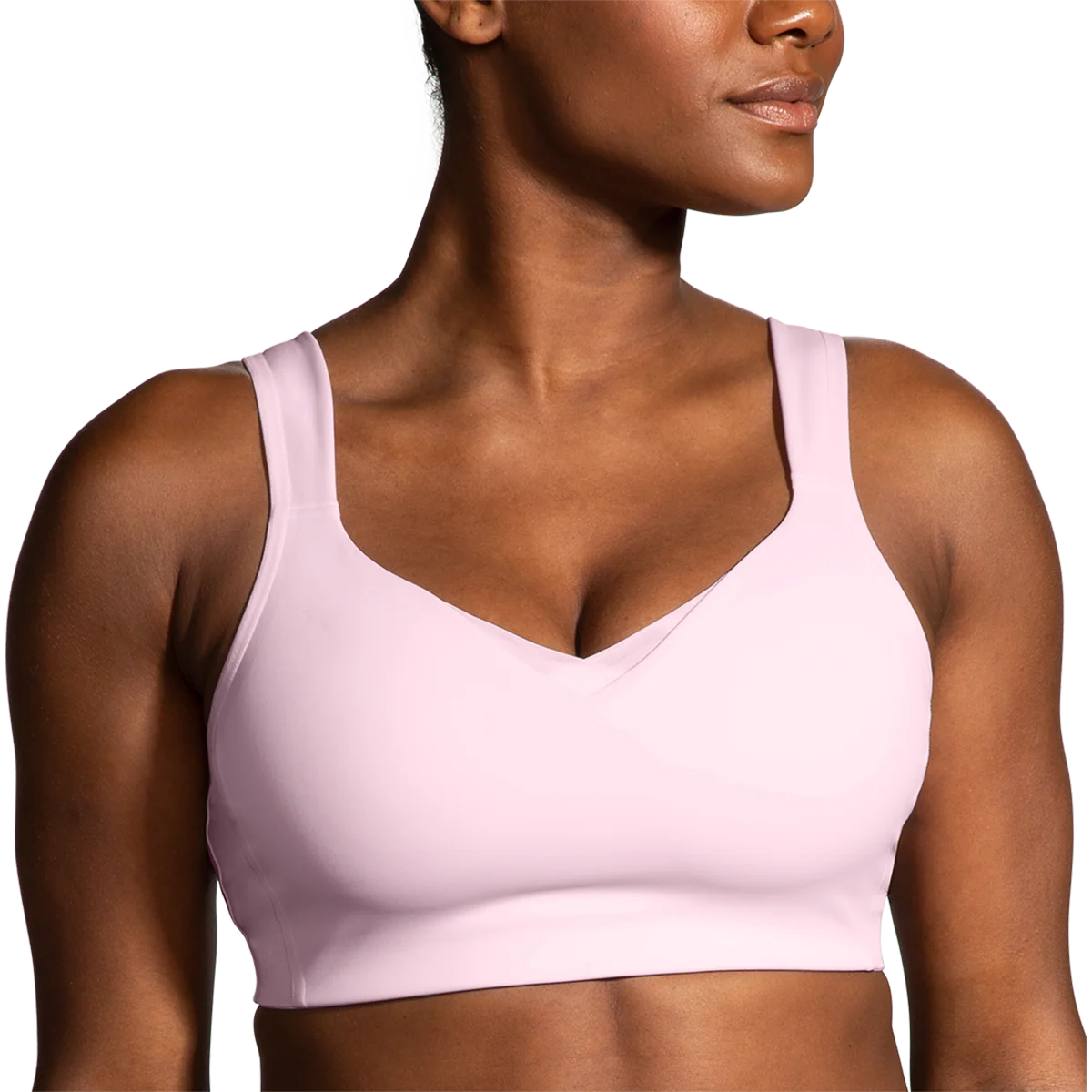 Brooks Drive Convertible Run Bra - Quartz