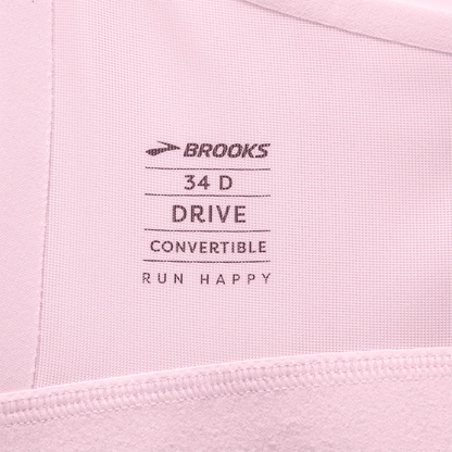 Brooks Drive Convertible Run Bra - Quartz