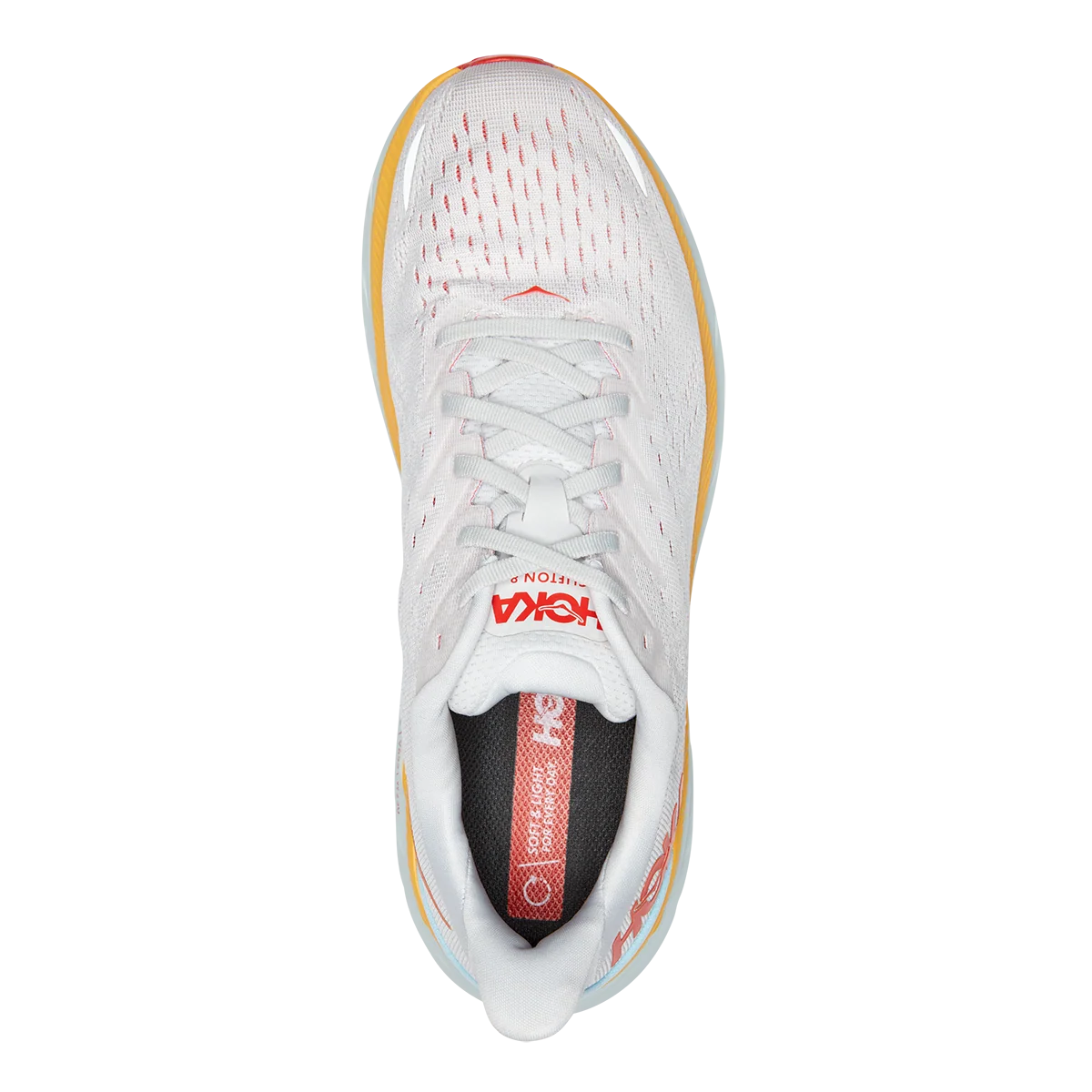 Hoka Clifton 8 - Nimbus Cloud - Blanc de Blanc