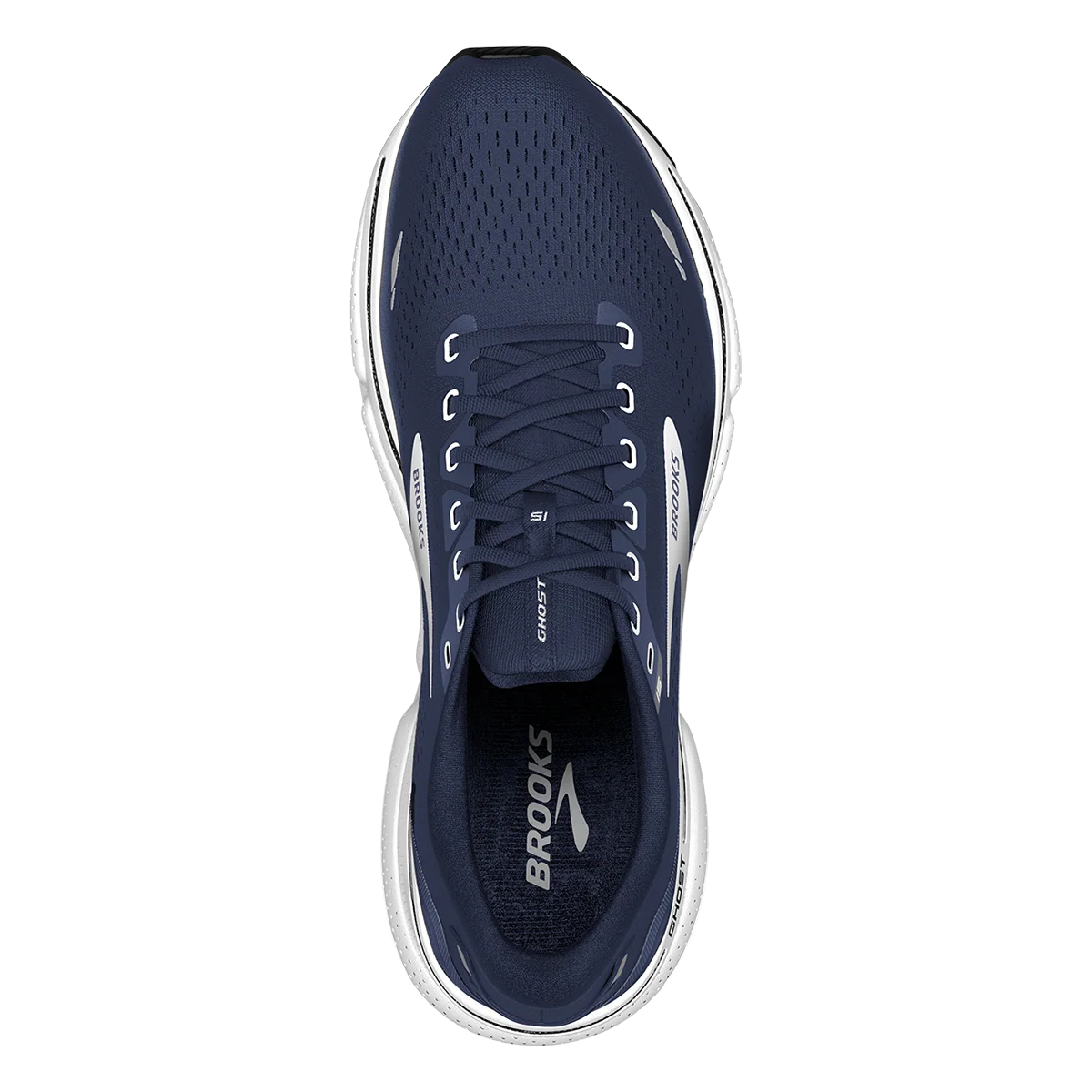 Brooks Ghost 15 - Peacoat - Silver - White