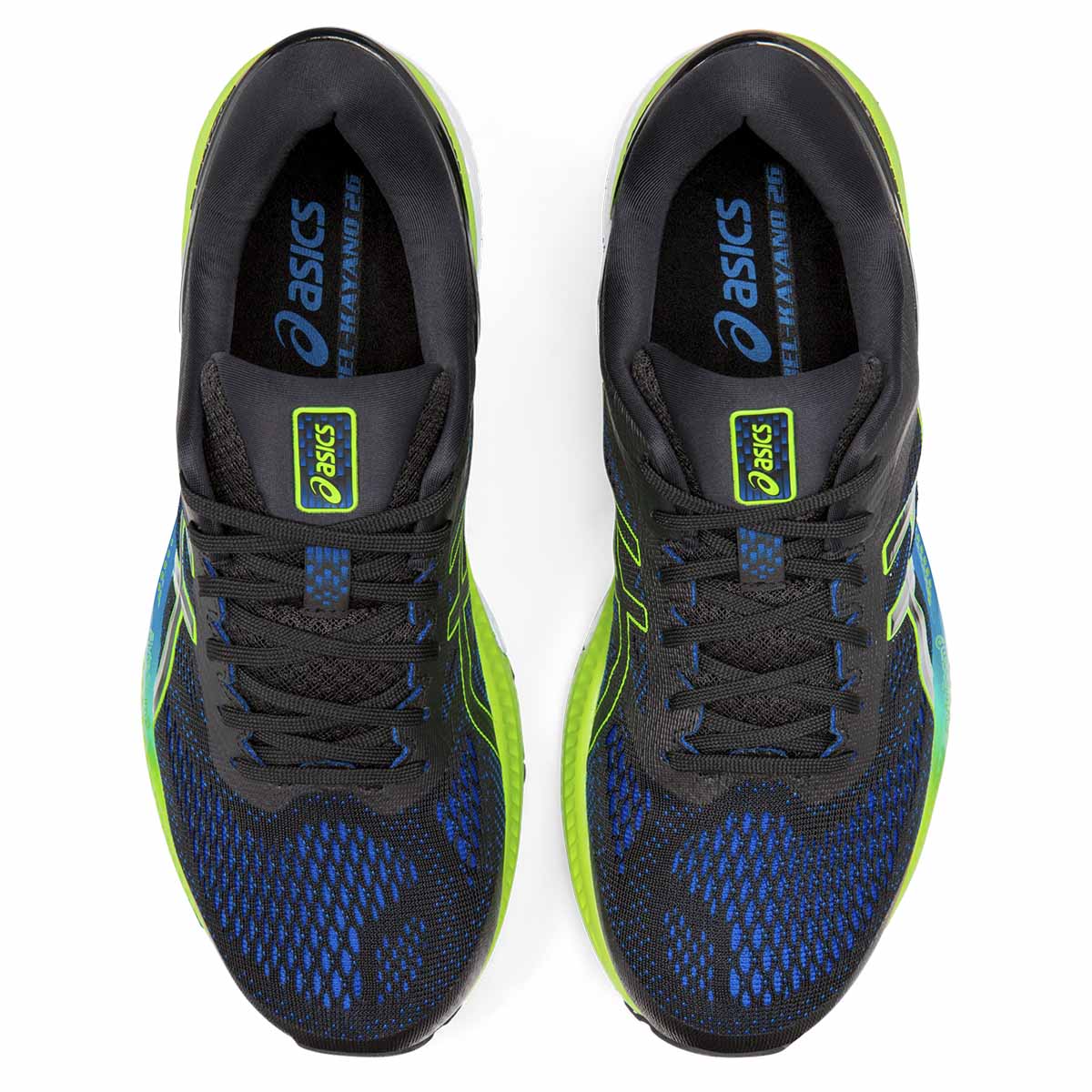 Asics Kayano 26 - Black - Electric Blue