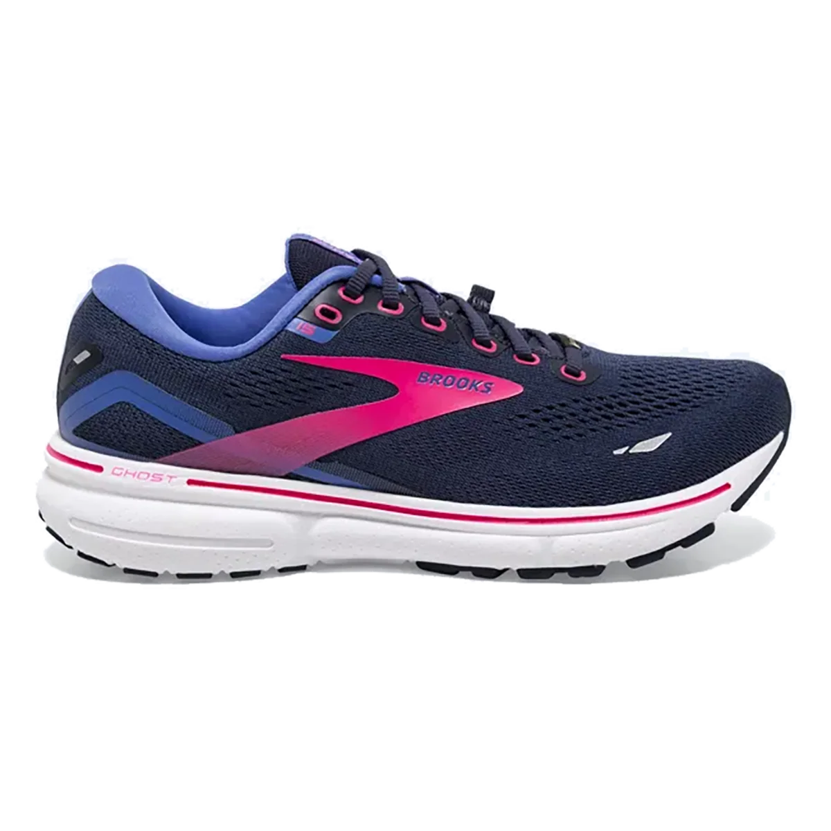 Brooks Ghost 15 - Peacoat - Blue - Pink