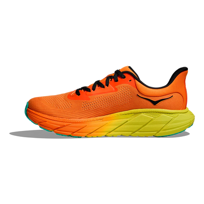 Hoka Arahi 7 - Electric Tangerine - Black