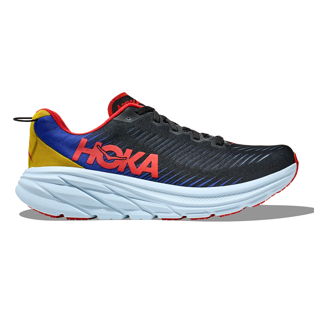 Hoka Rincon 3 - Black - Dazzling Blue