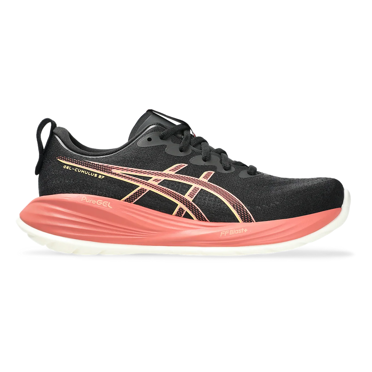 Asics Gel Cumulus 27 Black - Orange Glow
