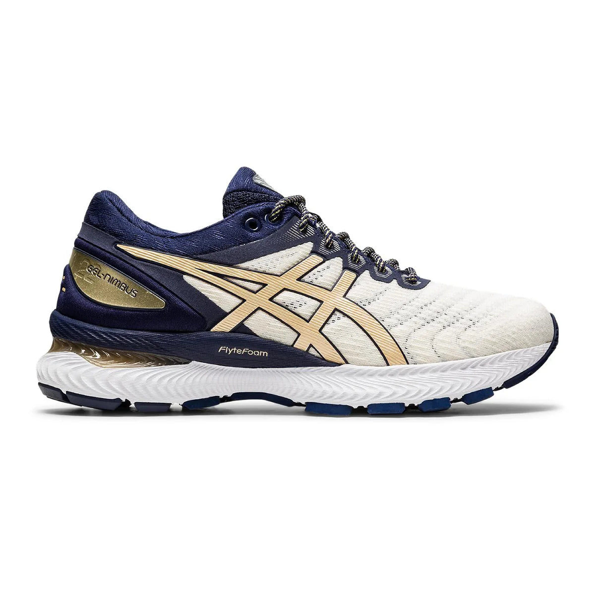 Asics Nimbus 22 - White - Champagne