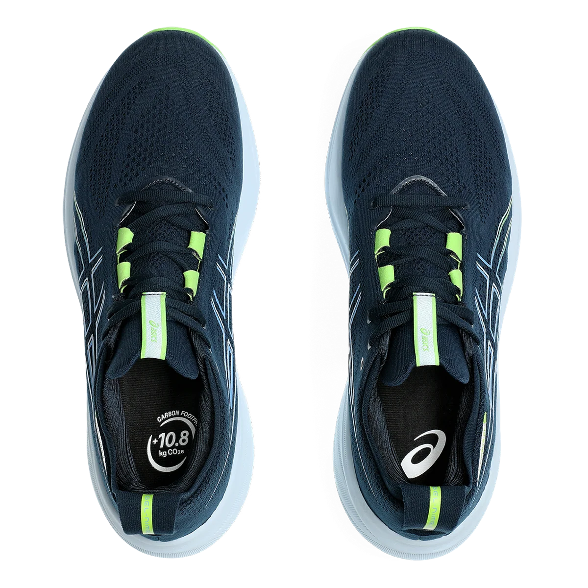 Asics Gel Nimbus 26 - French Blue - Electric Lime