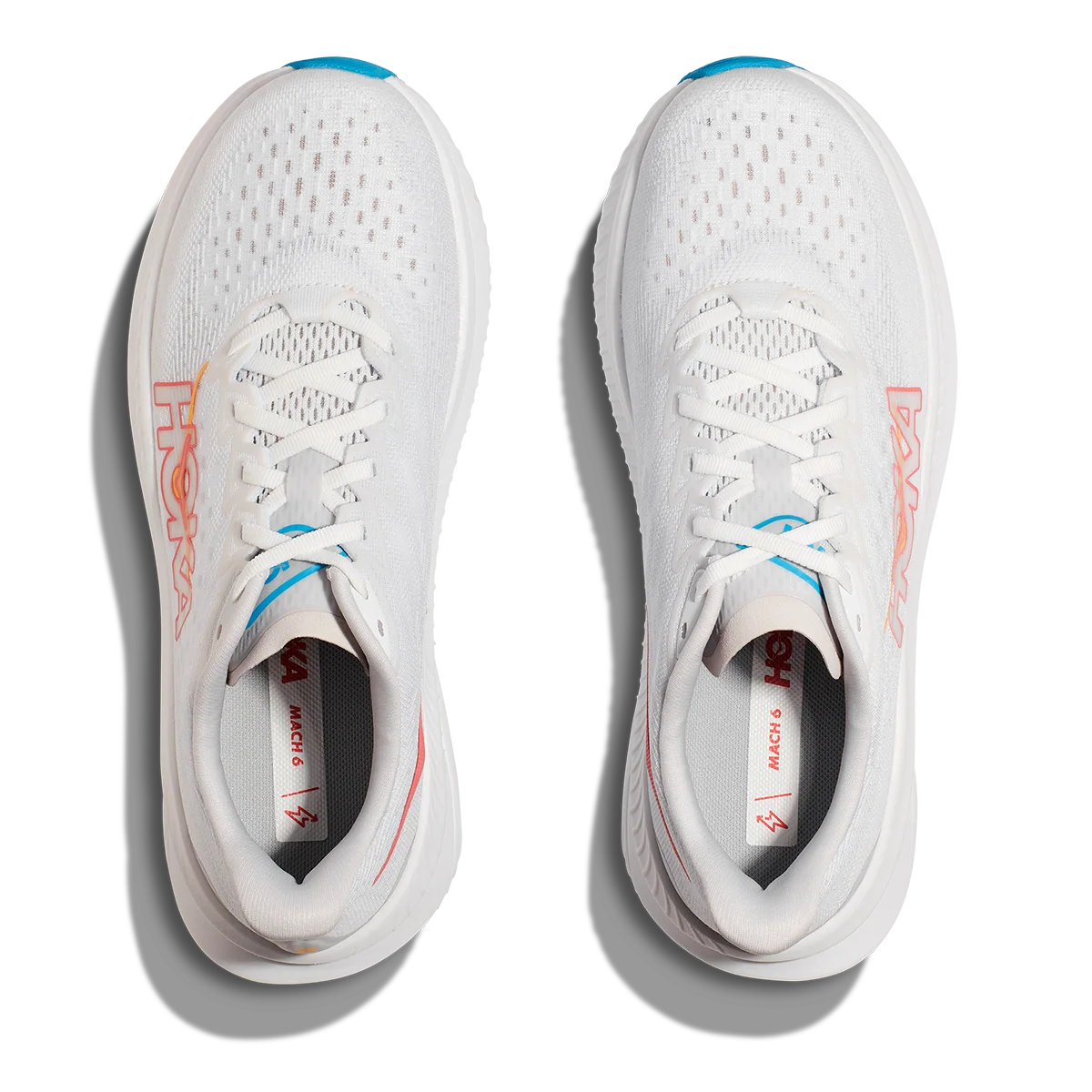 Hoka Mach 6 - White - Nimbus Cloud